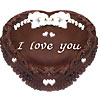 Heart Chocolate Cake