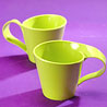 Thai Melamine Cup with Sporty Grippers - Set of 2